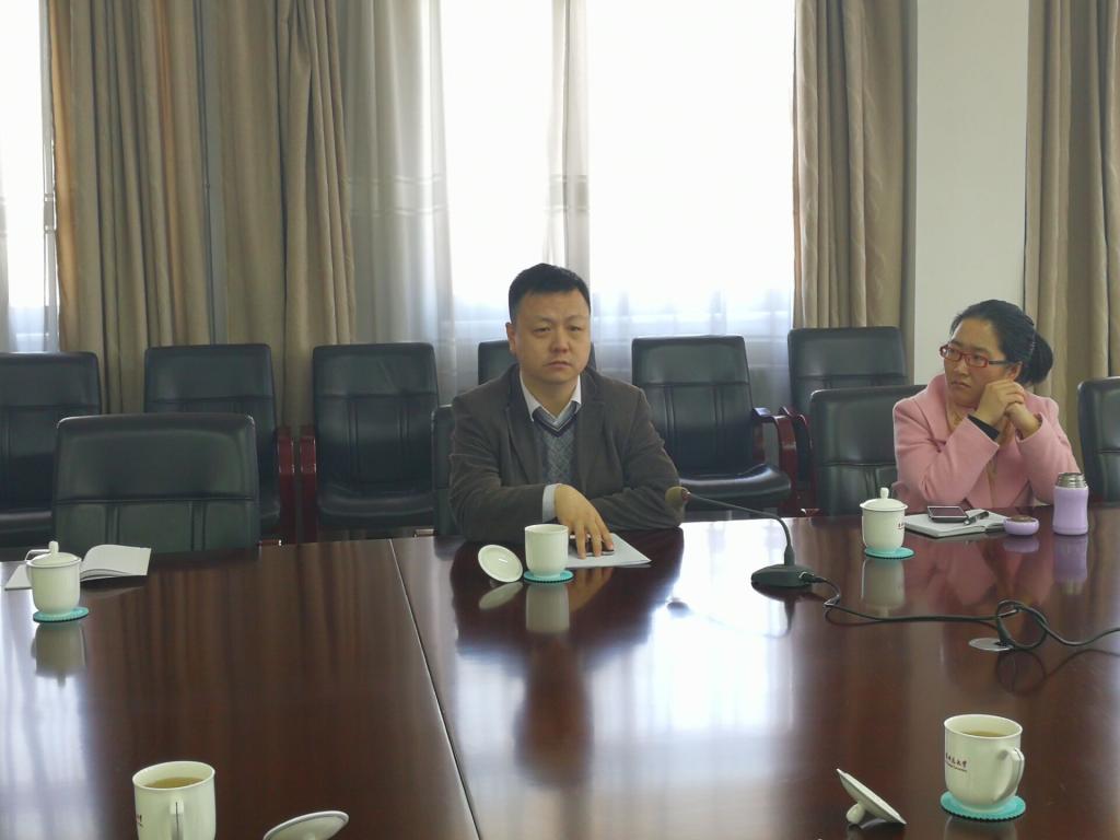 天津师范大学财务处处长陈炜介绍天师大情况