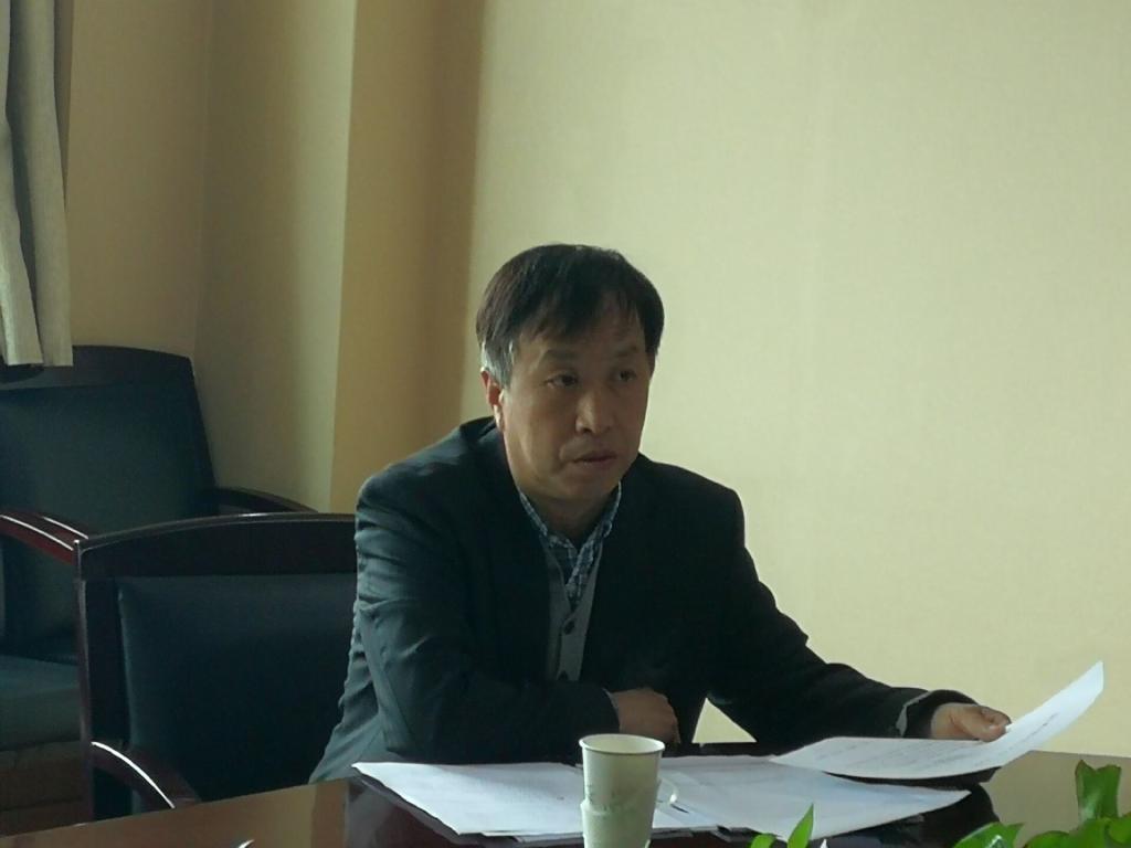 张玉梁处长讲话